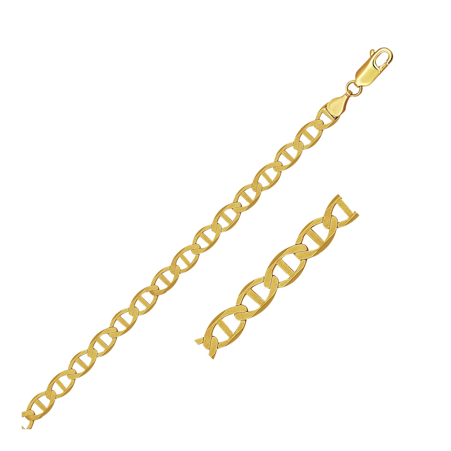 14k Yellow Gold Mariner Link Chain (5.50mm)