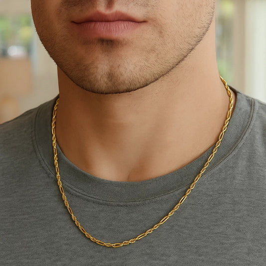 14K Yellow Gold Figa Rope Chain (3.00mm)