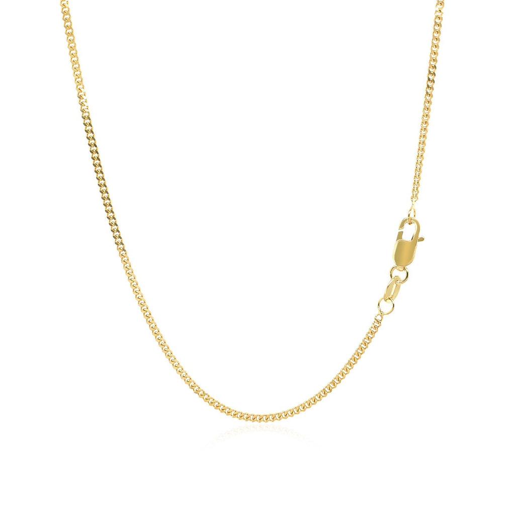10K Yellow Gold Gourmette Chain Necklace (1.40 mm)