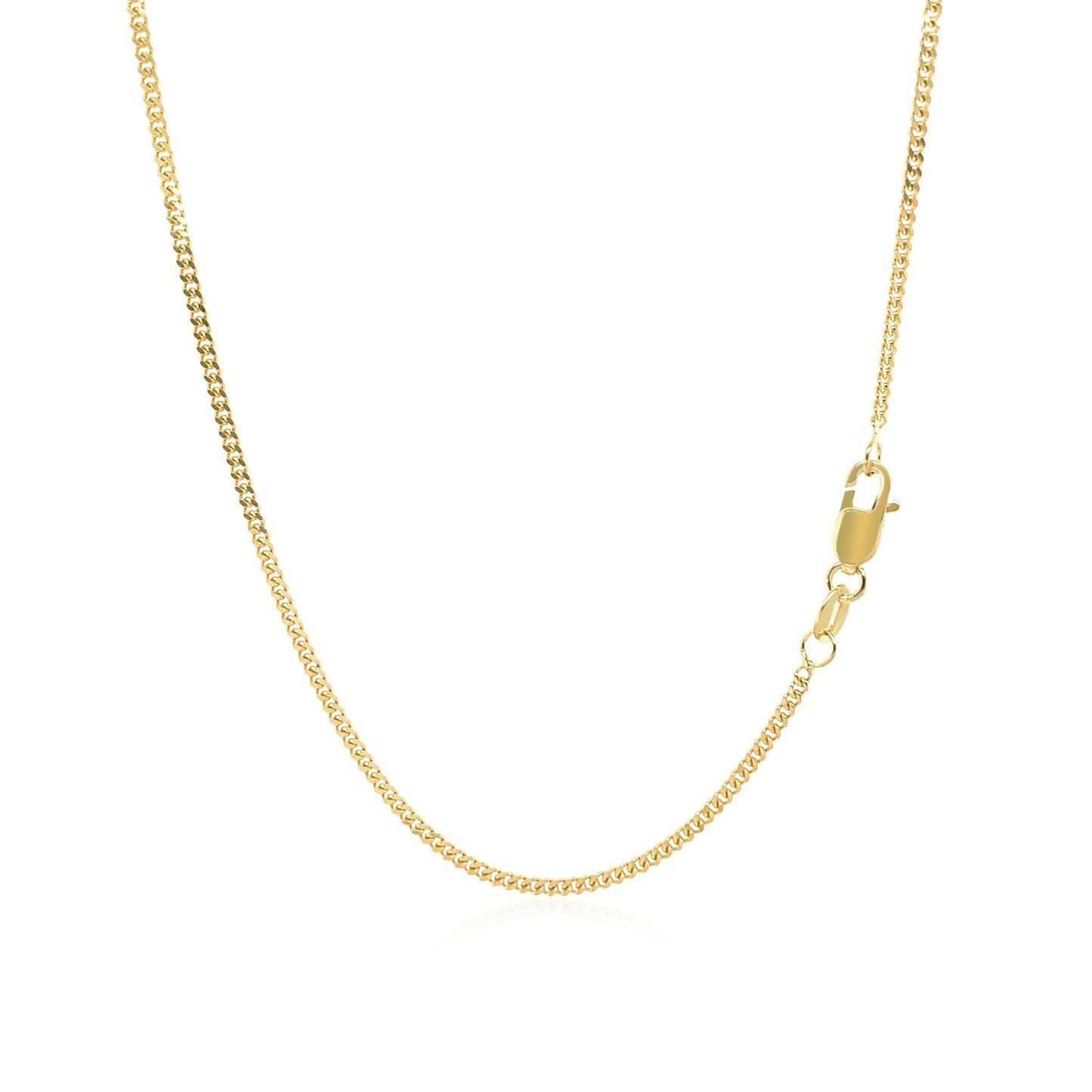 10K Yellow Gold Gourmette Chain Necklace (1.40 mm)