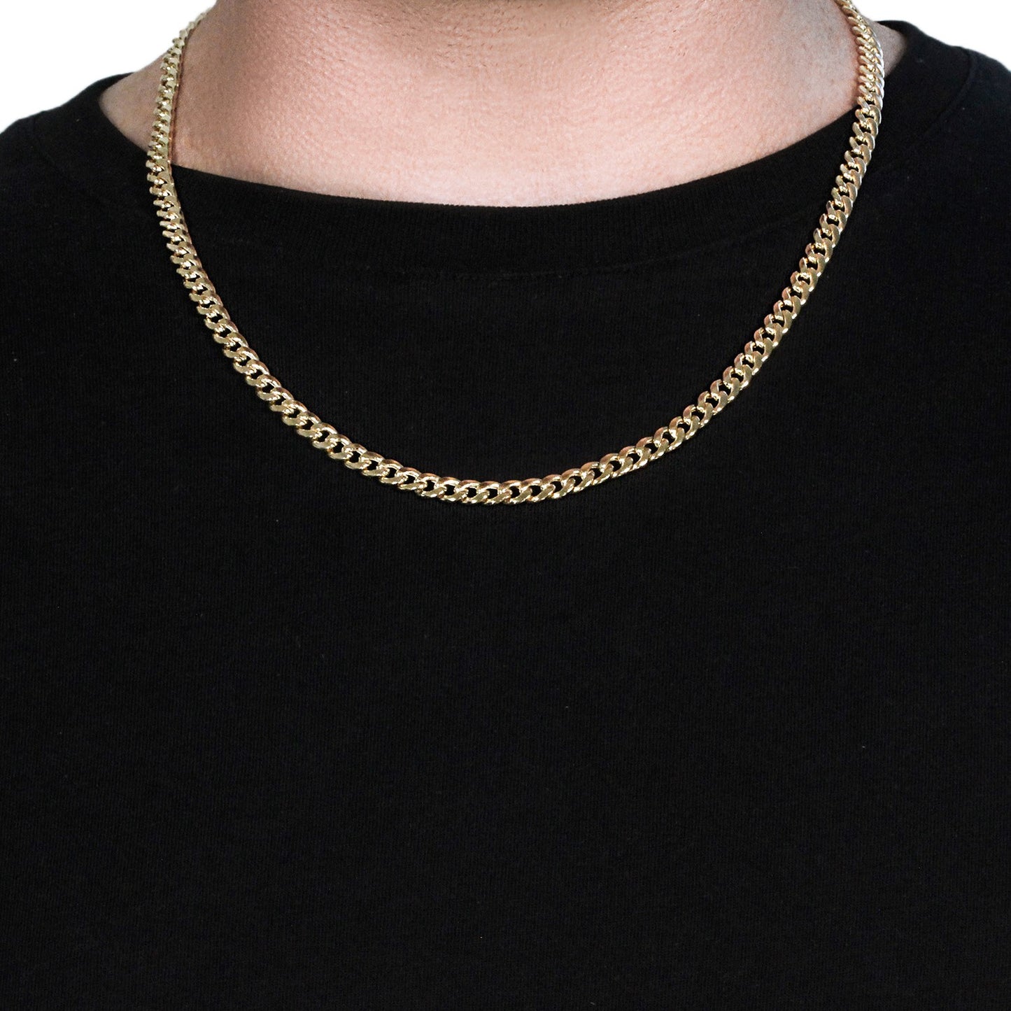 10K Yellow Gold Light Miami Cuban Chain Necklace (5.50mm) – True Pure Gold