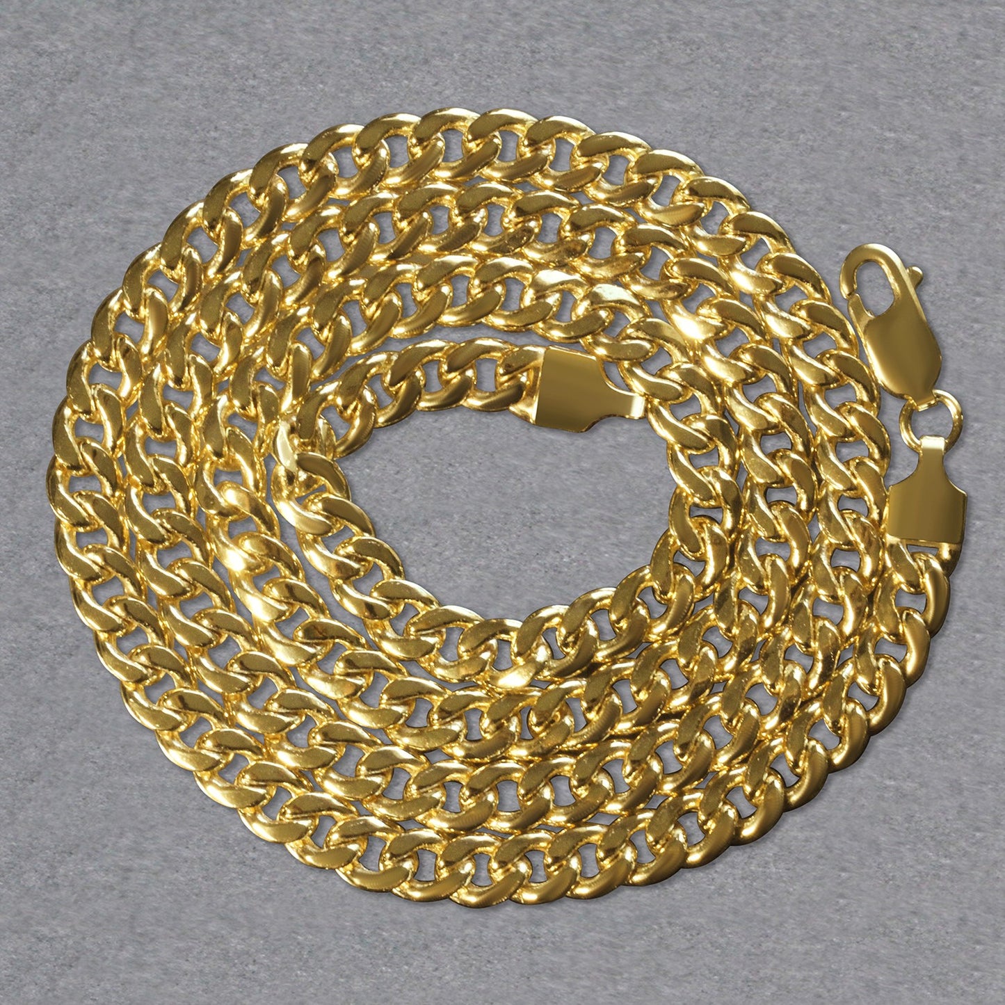 10K Yellow Gold Light Miami Cuban Chain Necklace (5.50mm) – True Pure Gold
