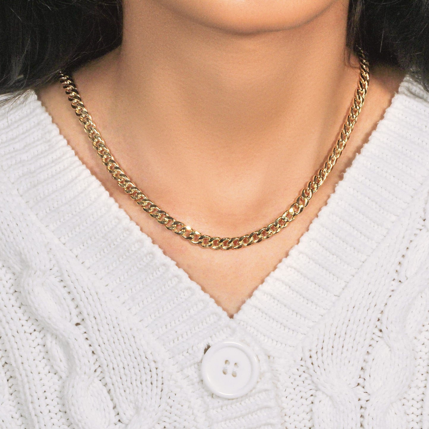 10K Yellow Gold Light Miami Cuban Chain Necklace (5.50mm) – True Pure Gold