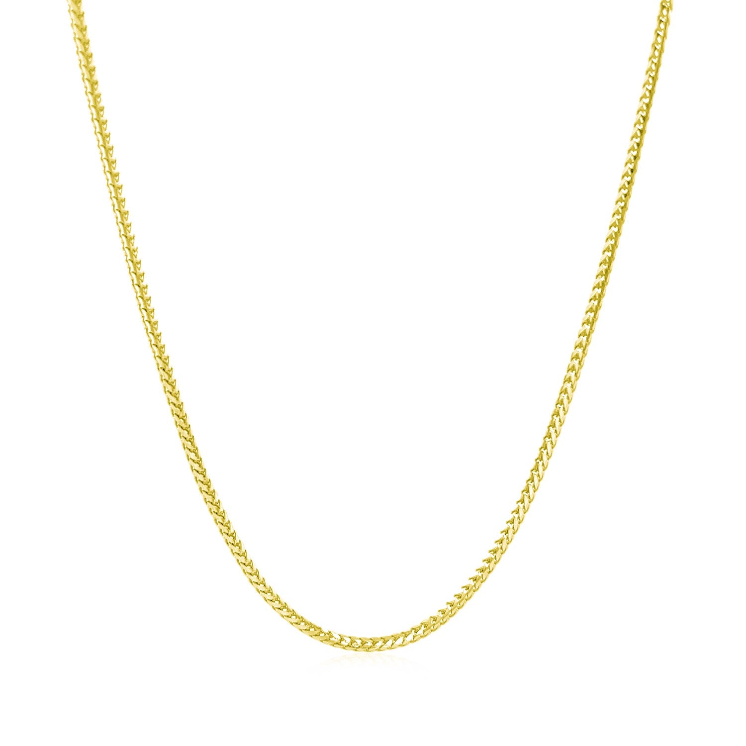 14K Yellow Gold Franco Chain Necklace (1.20mm)