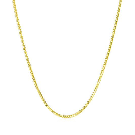 14K Yellow Gold Franco Chain Necklace (1.20mm)