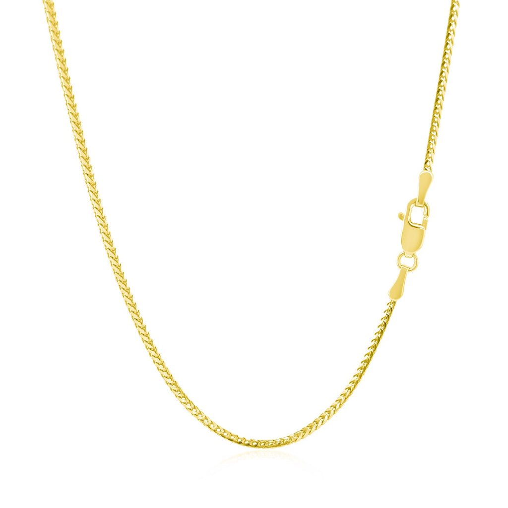 14K Yellow Gold Franco Chain Necklace (1.20mm)