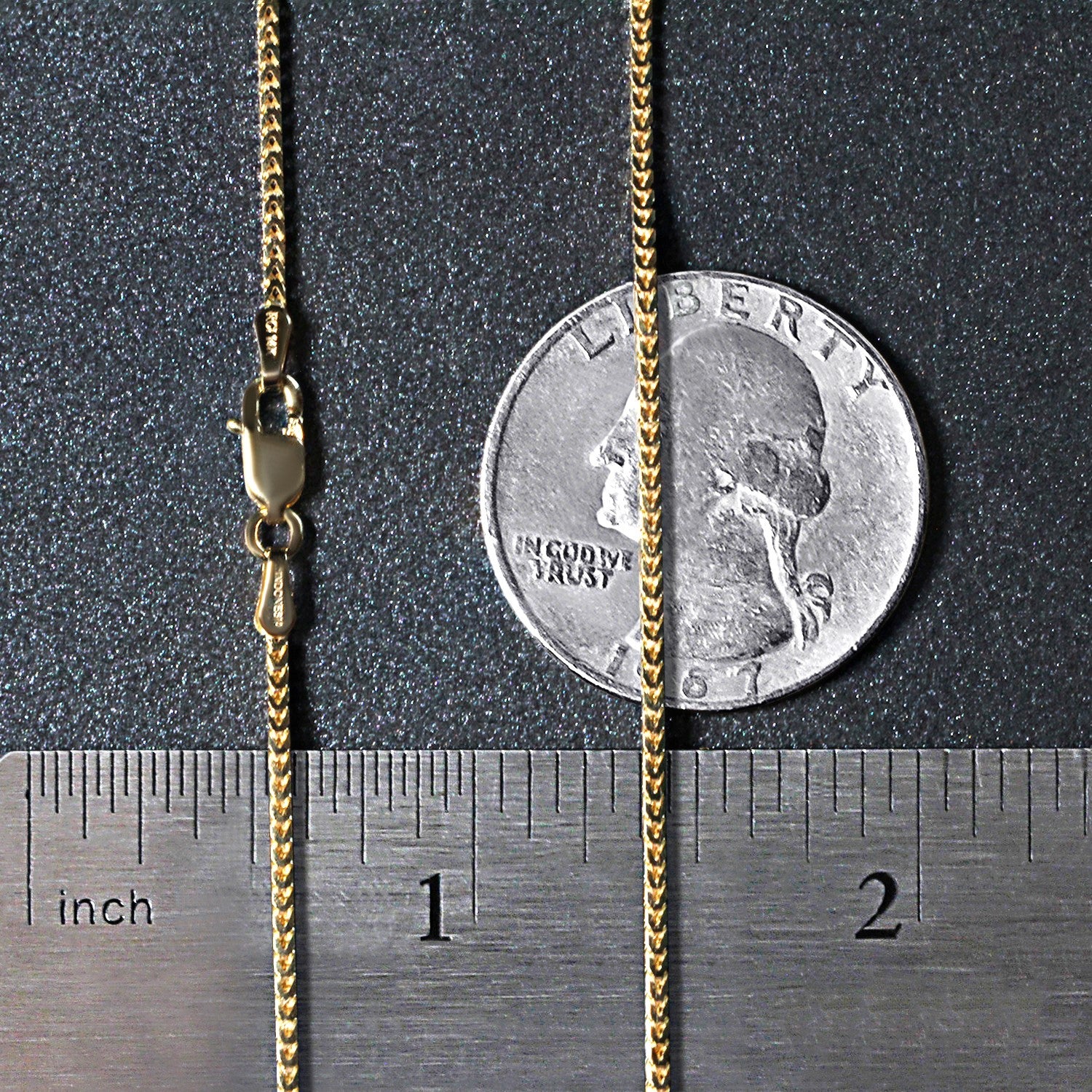 14K Yellow Gold Franco Chain Necklace (1.20mm)