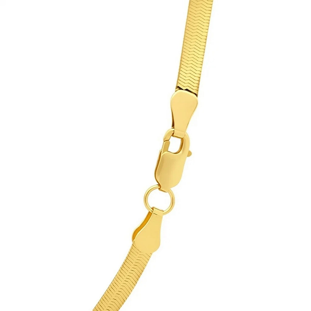 14K Yellow Gold Super Flex Herringbone Chain 2.80mm | Solid Gold