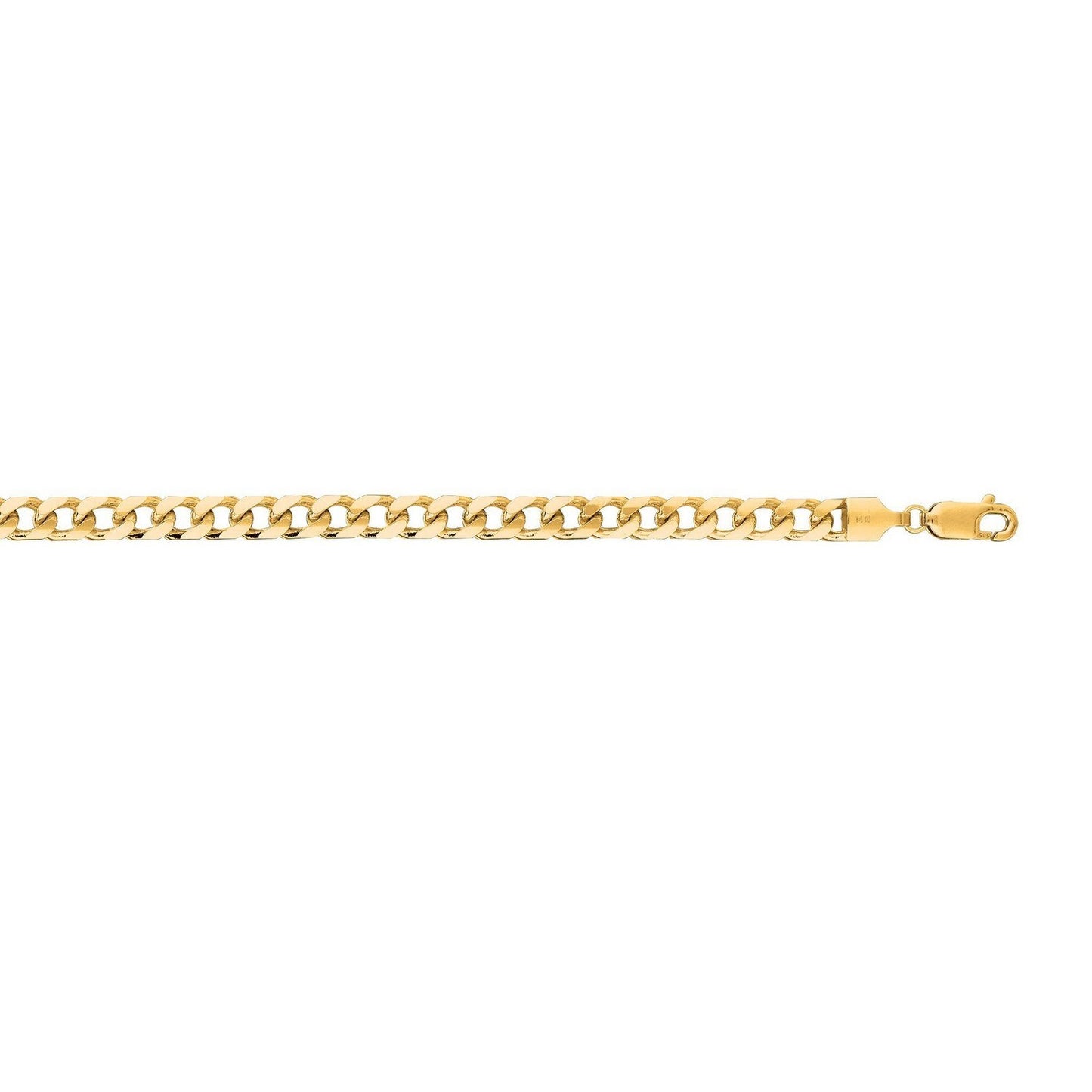 14K Yellow Gold Solid Miami Cuban Chain Necklace (5.00mm) – True Pure Gold