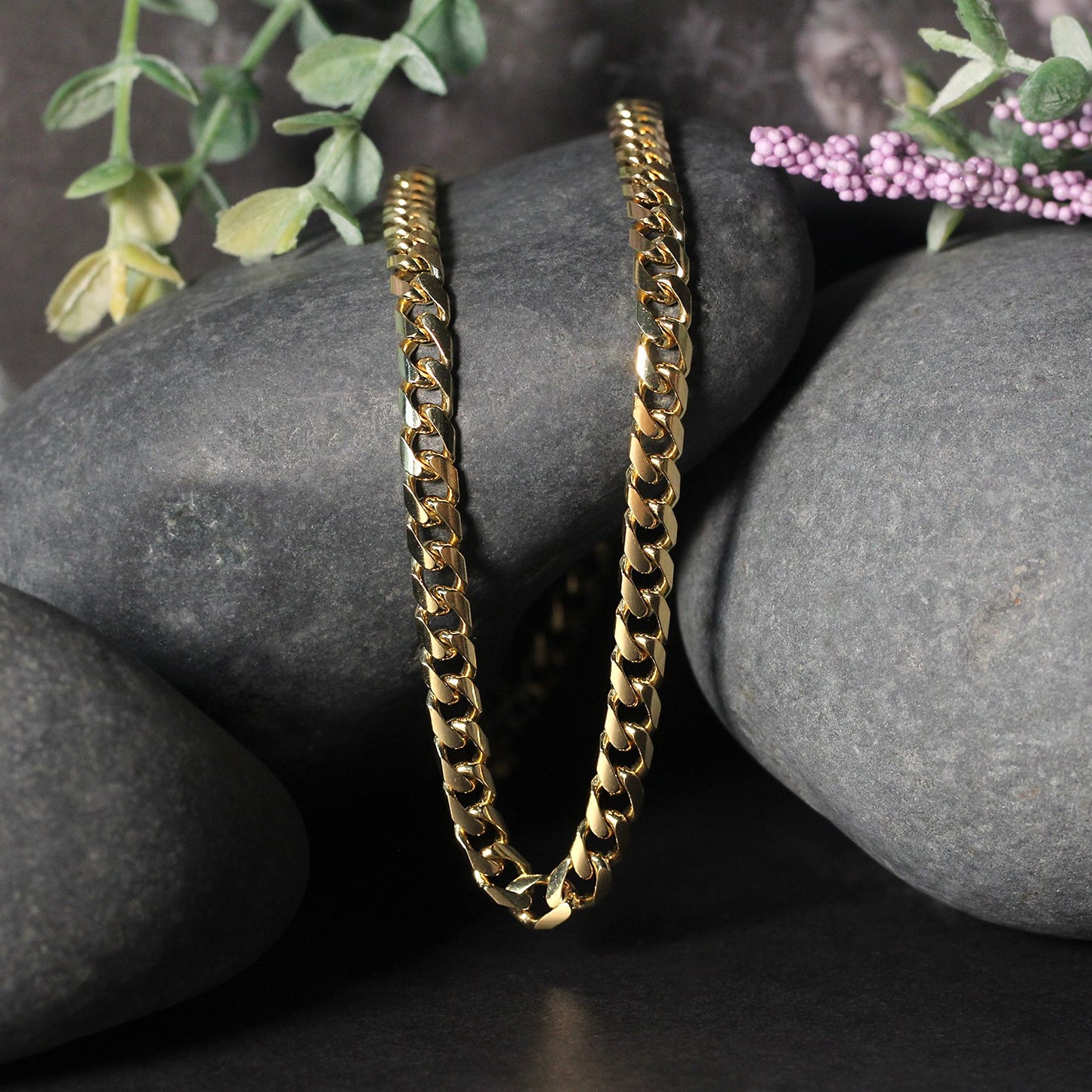 14K Yellow Gold Solid Miami Cuban Chain Necklace (5.00mm) – True Pure Gold