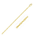 14K Yellow Gold Singapore Chain 2.10mm | Solid Gold
