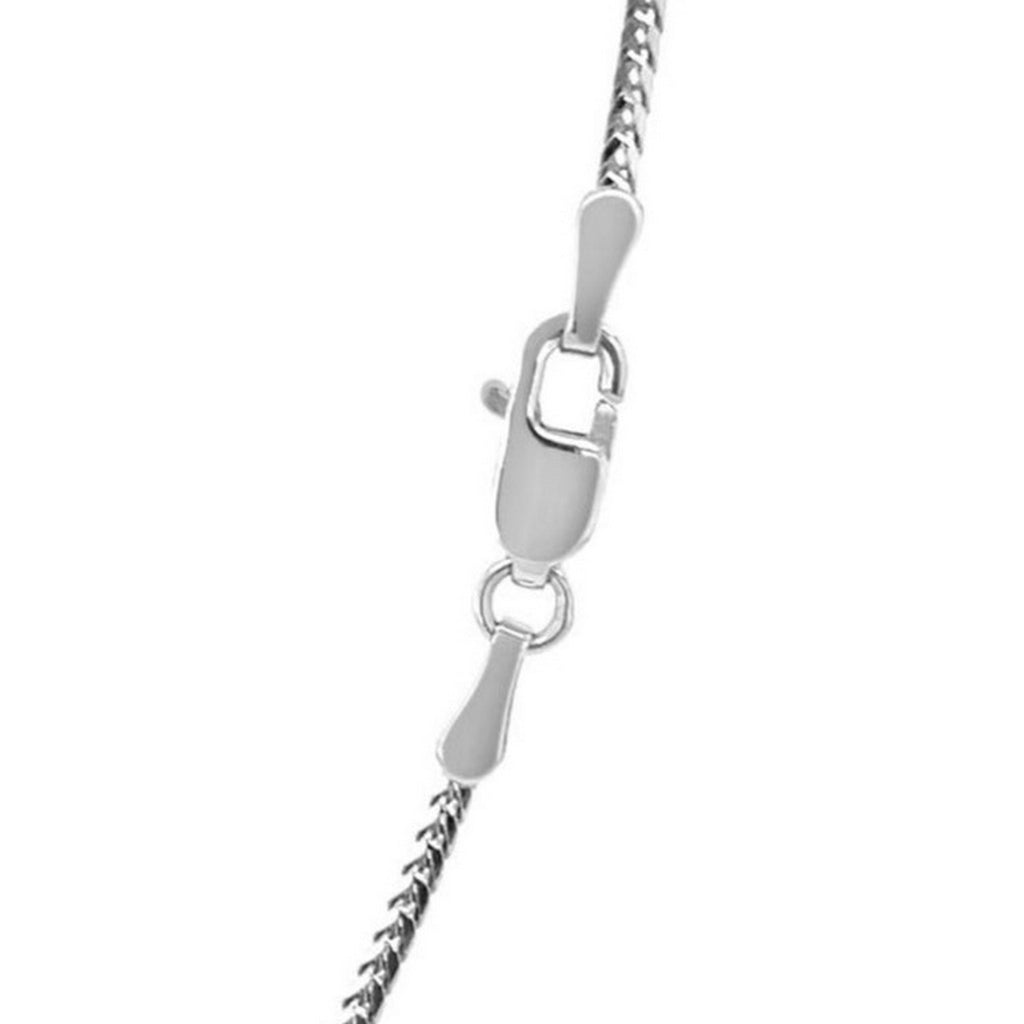 14K White Gold Franco Chain Necklace (1.60mm)