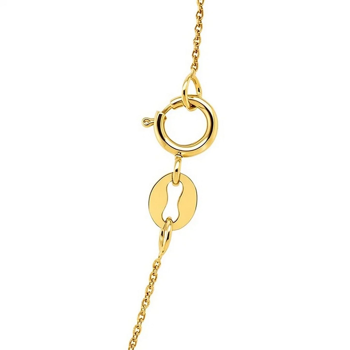 14K Yellow Gold Cable Link Chain Necklace (0.50 mm) – 16", 18", 20"