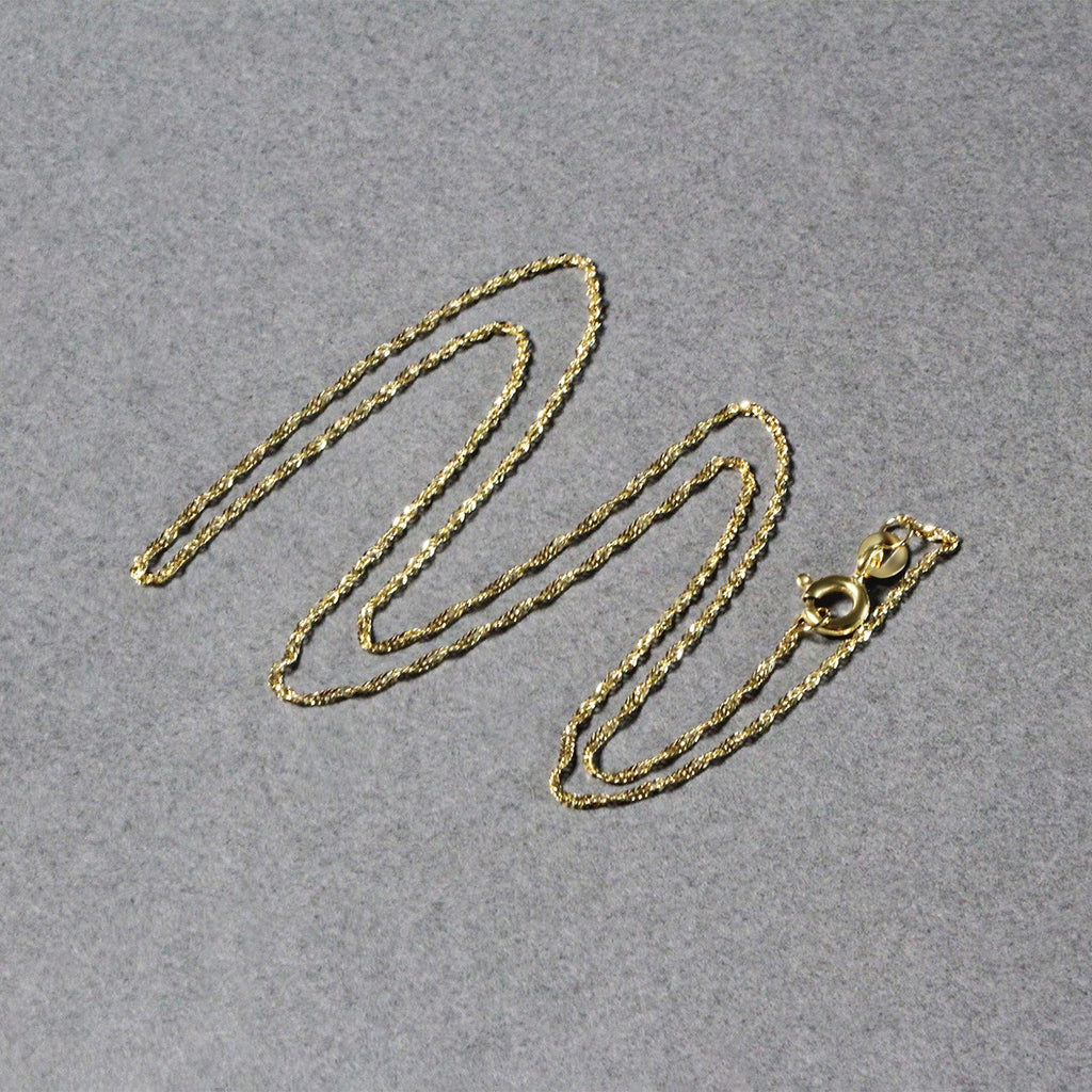 10K Yellow Gold Singapore Chain 1.10mm | Fine Solid Gold