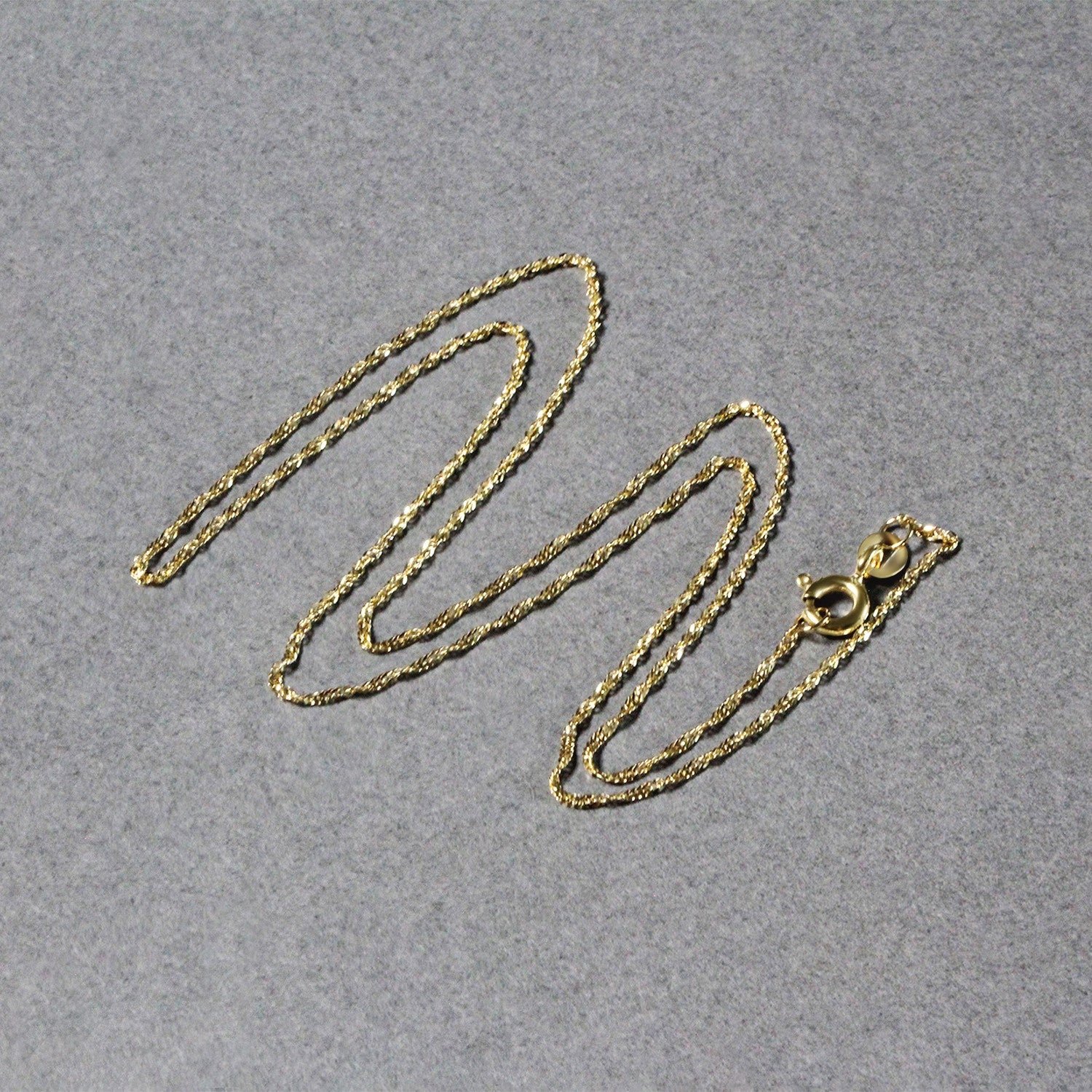 10K Yellow Gold Singapore Chain 1.10mm | Fine Solid Gold
