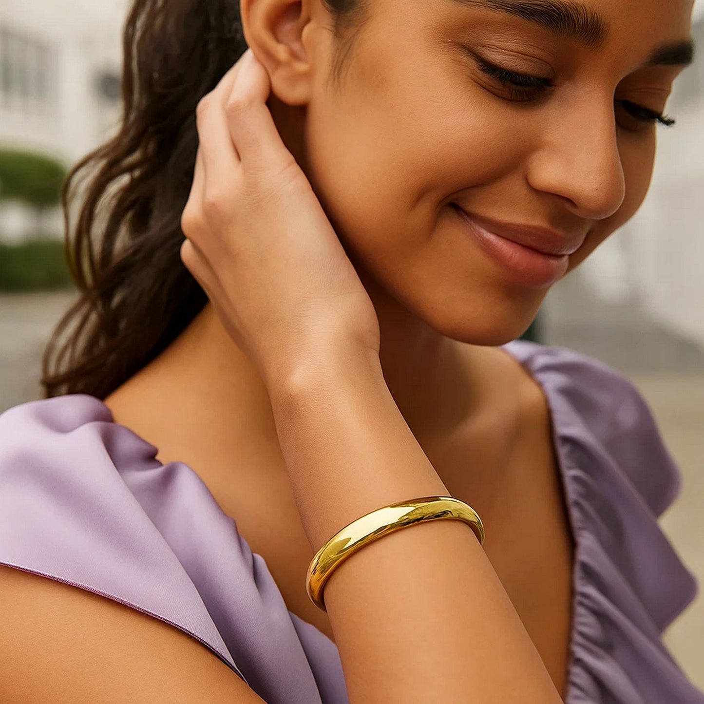 Classic Bangle in 14k Yellow Gold (8.00 mm)