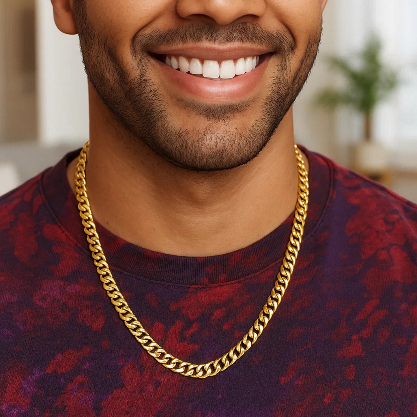 14K Yellow Gold Solid Miami Cuban Chain Necklace (6.00mm) – True Pure Gold