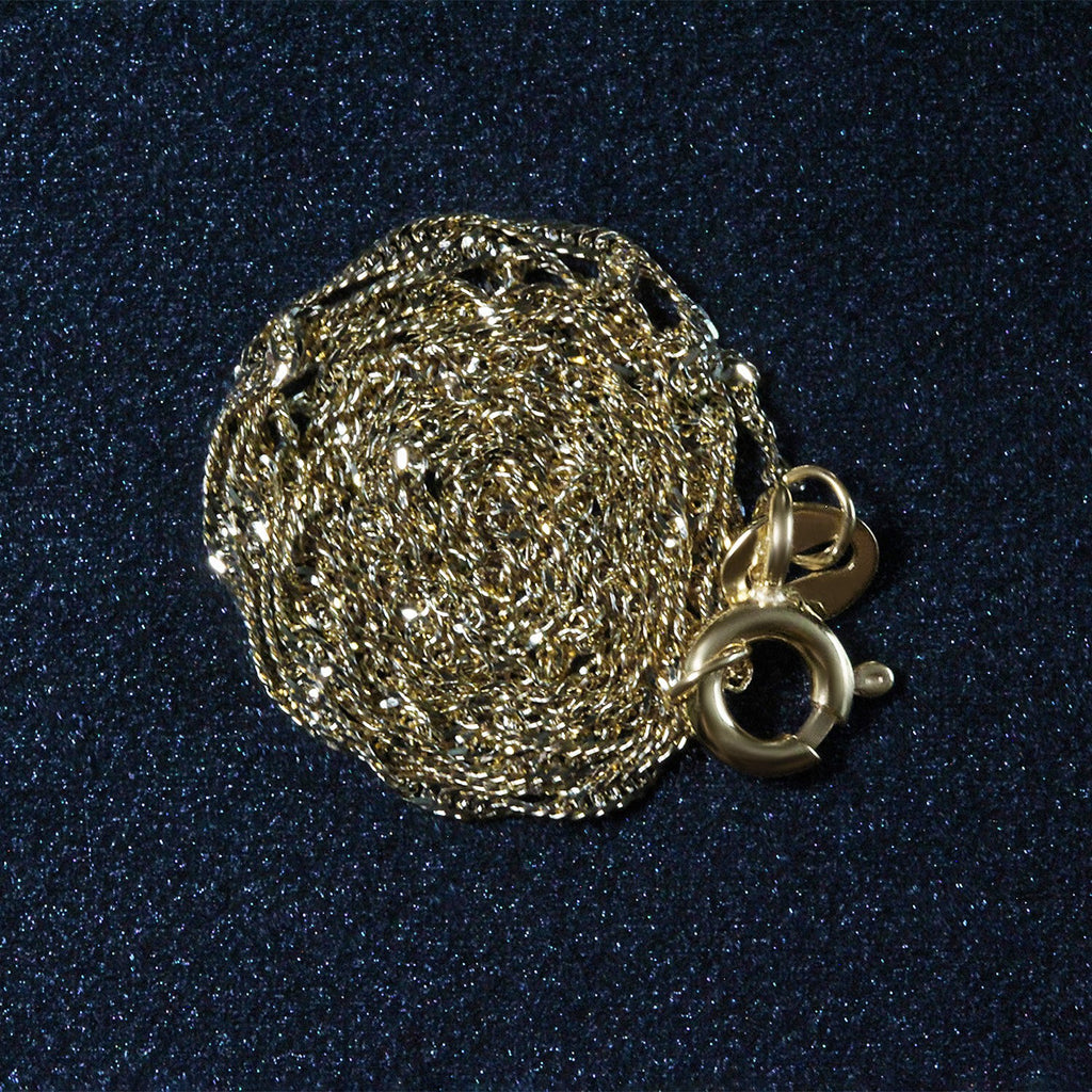 14K Yellow Gold Singapore Chain 1.10mm | Fine Solid Gold