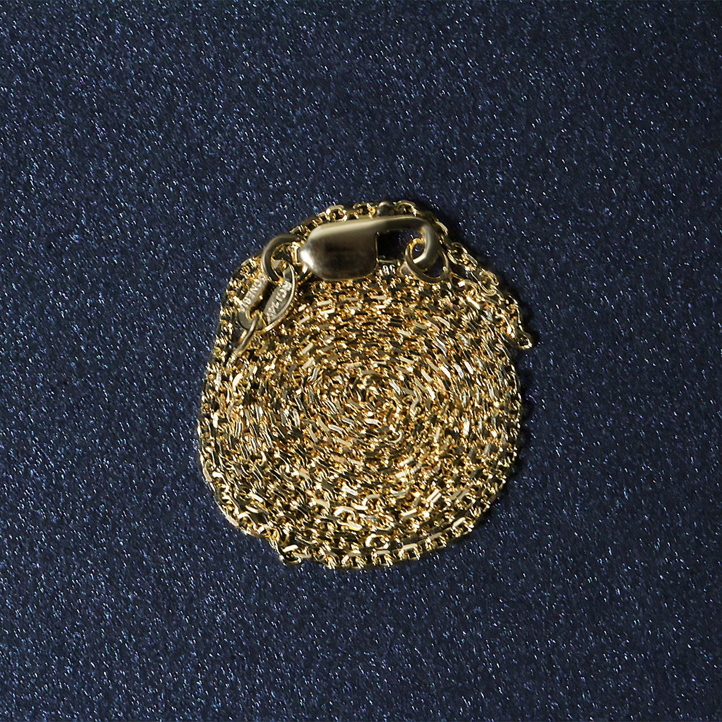 14K Yellow Gold Diamond Cut Cable Link Chain (1.10 mm)