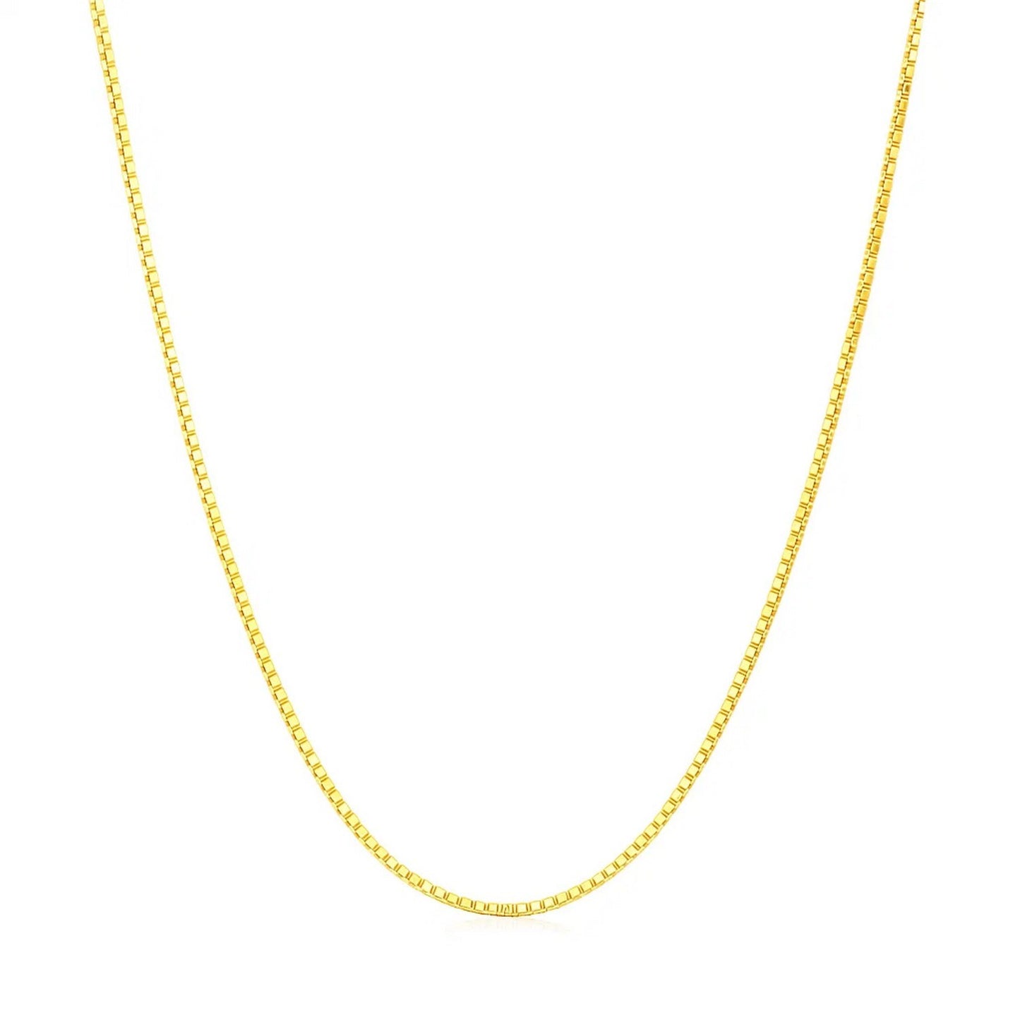 14k Yellow Gold Octagonal Box Chain (1.00 mm)