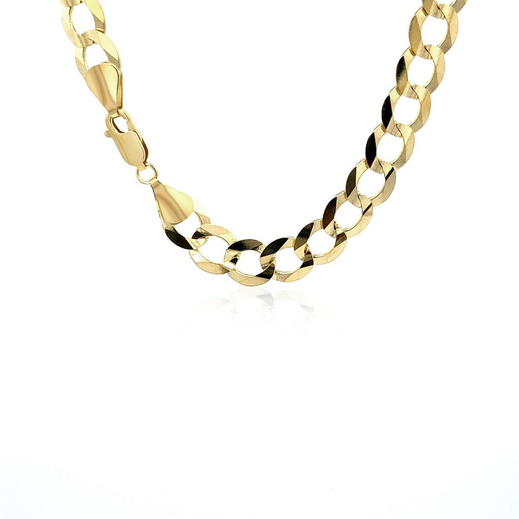 10k Yellow Gold Curb Chain (8.20 mm)