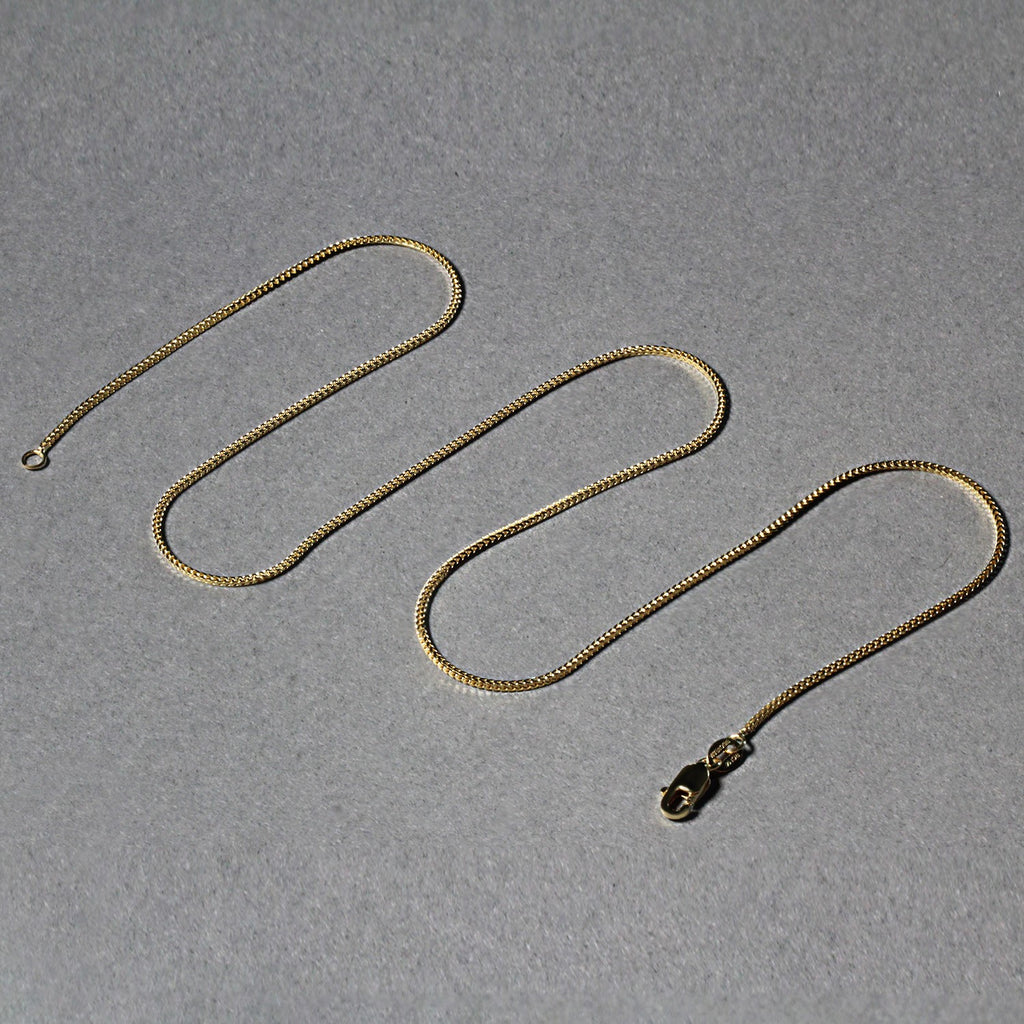14K Yellow Gold Franco Chain Necklace (0.90mm)