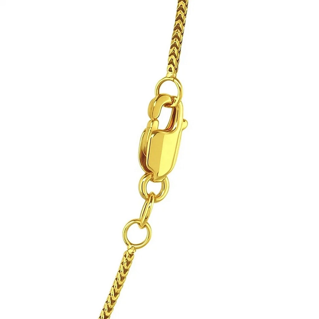 14K Yellow Gold Franco Chain Necklace (0.90mm)