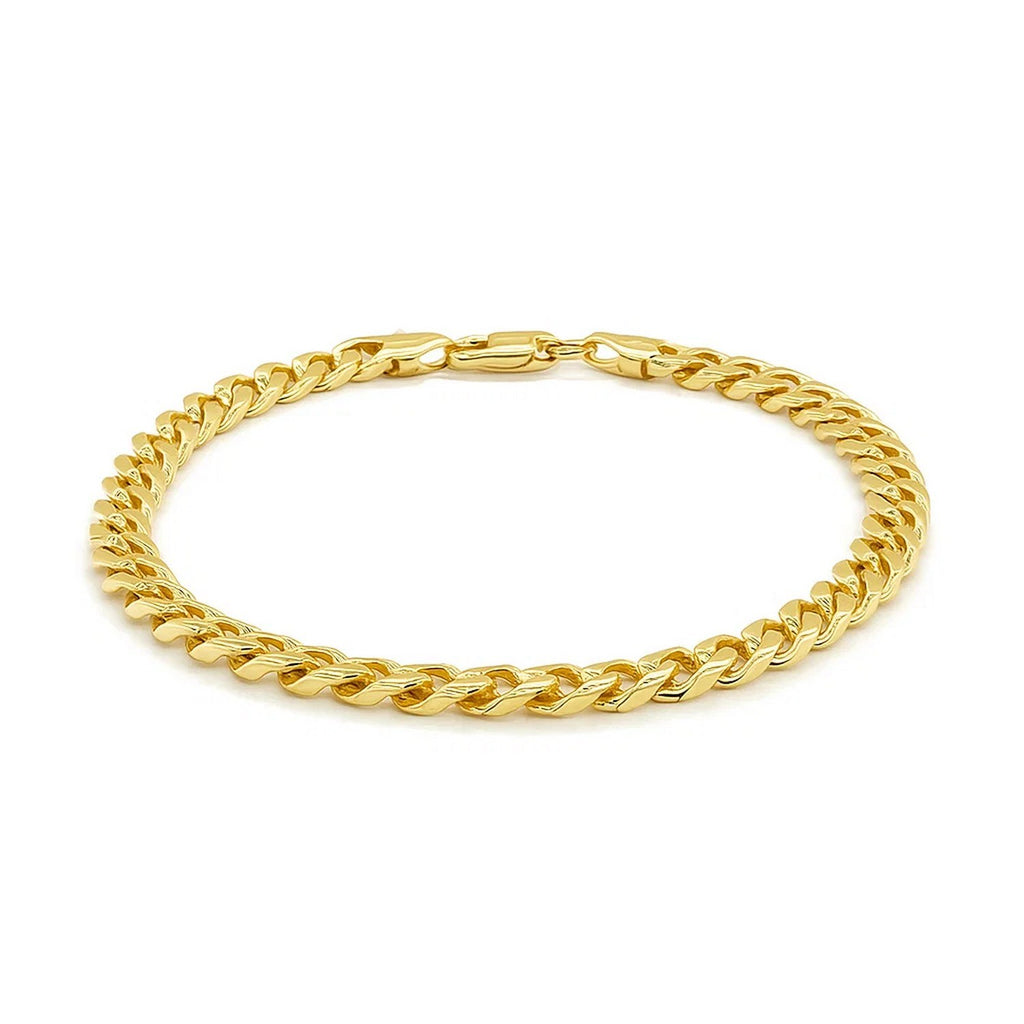 14K Yellow Gold Solid Miami Cuban Bracelet (6.00mm) – True Pure Gold