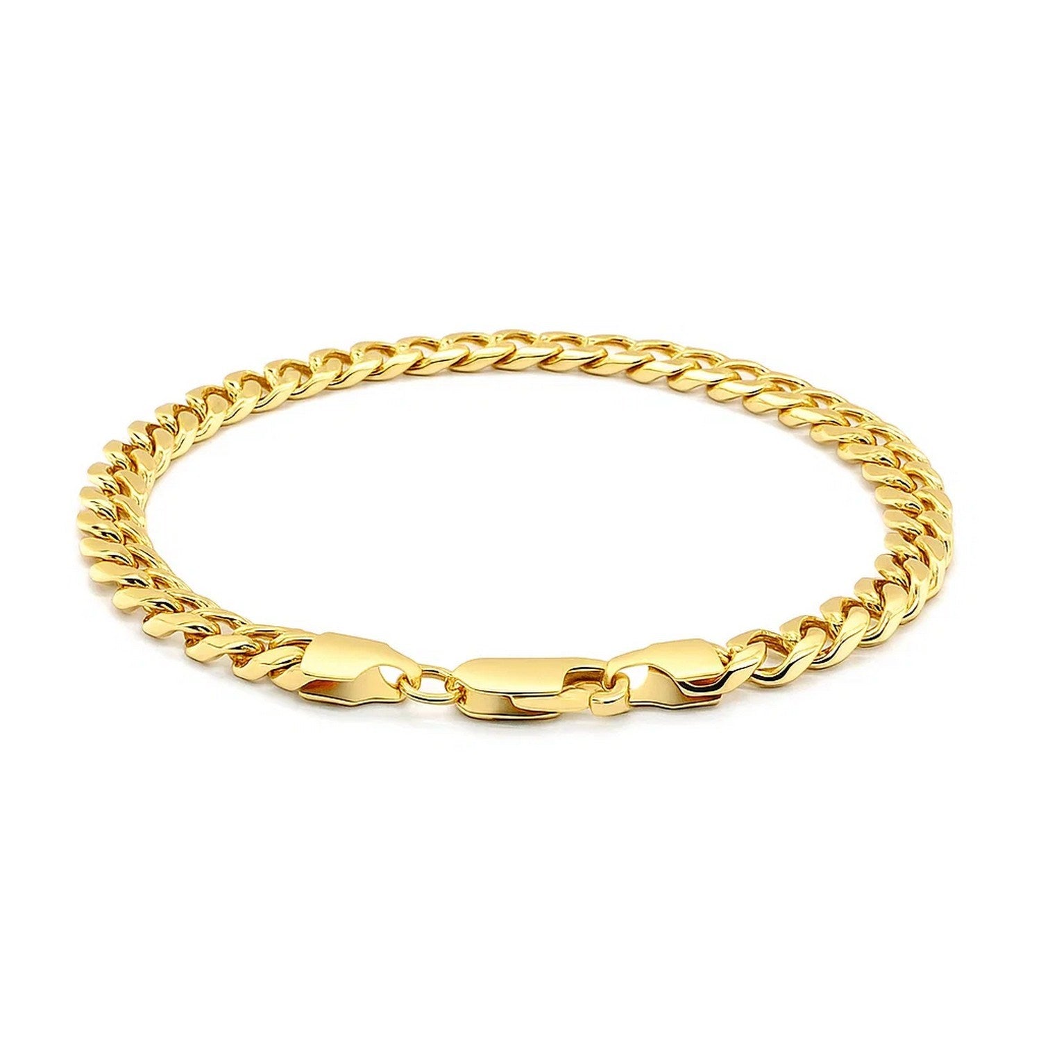 14K Yellow Gold Solid Miami Cuban Bracelet (6.00mm) – True Pure Gold