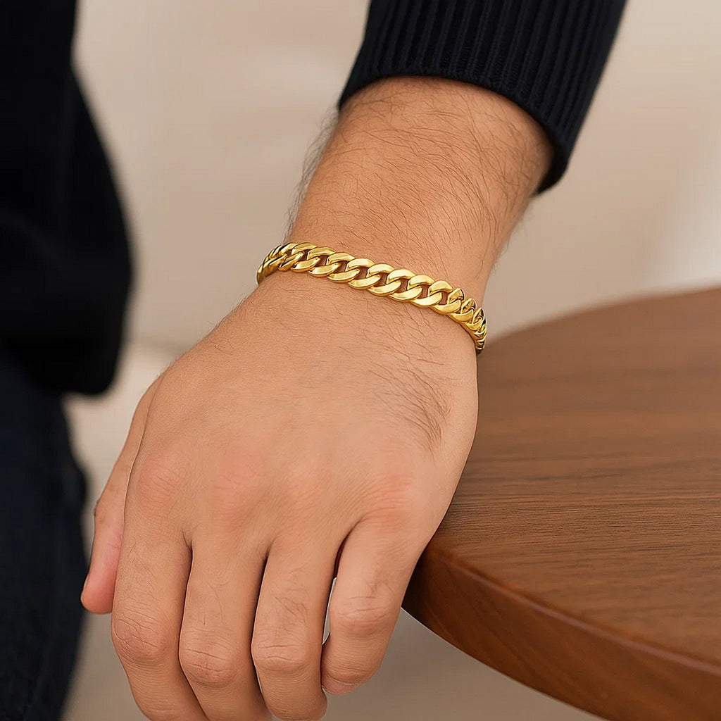 14K Yellow Gold Solid Miami Cuban Bracelet (6.00mm) – True Pure Gold