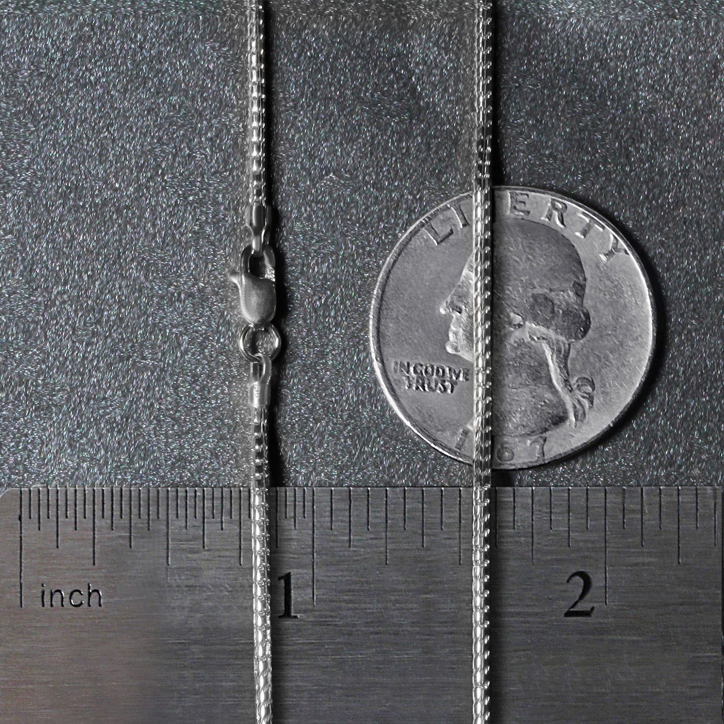 14k White Gold Ice Chain (1.30 mm)