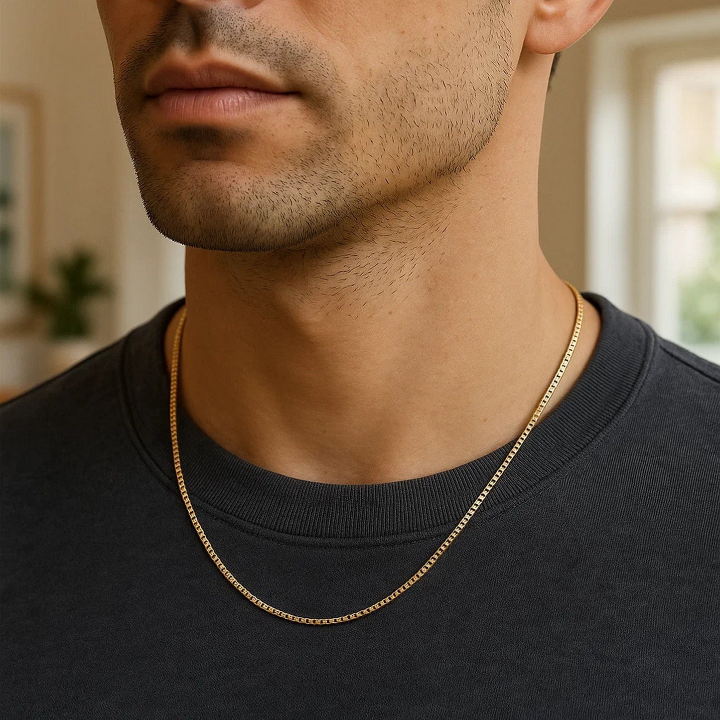 14k Yellow Gold Classic Box Chain (1.4 mm)