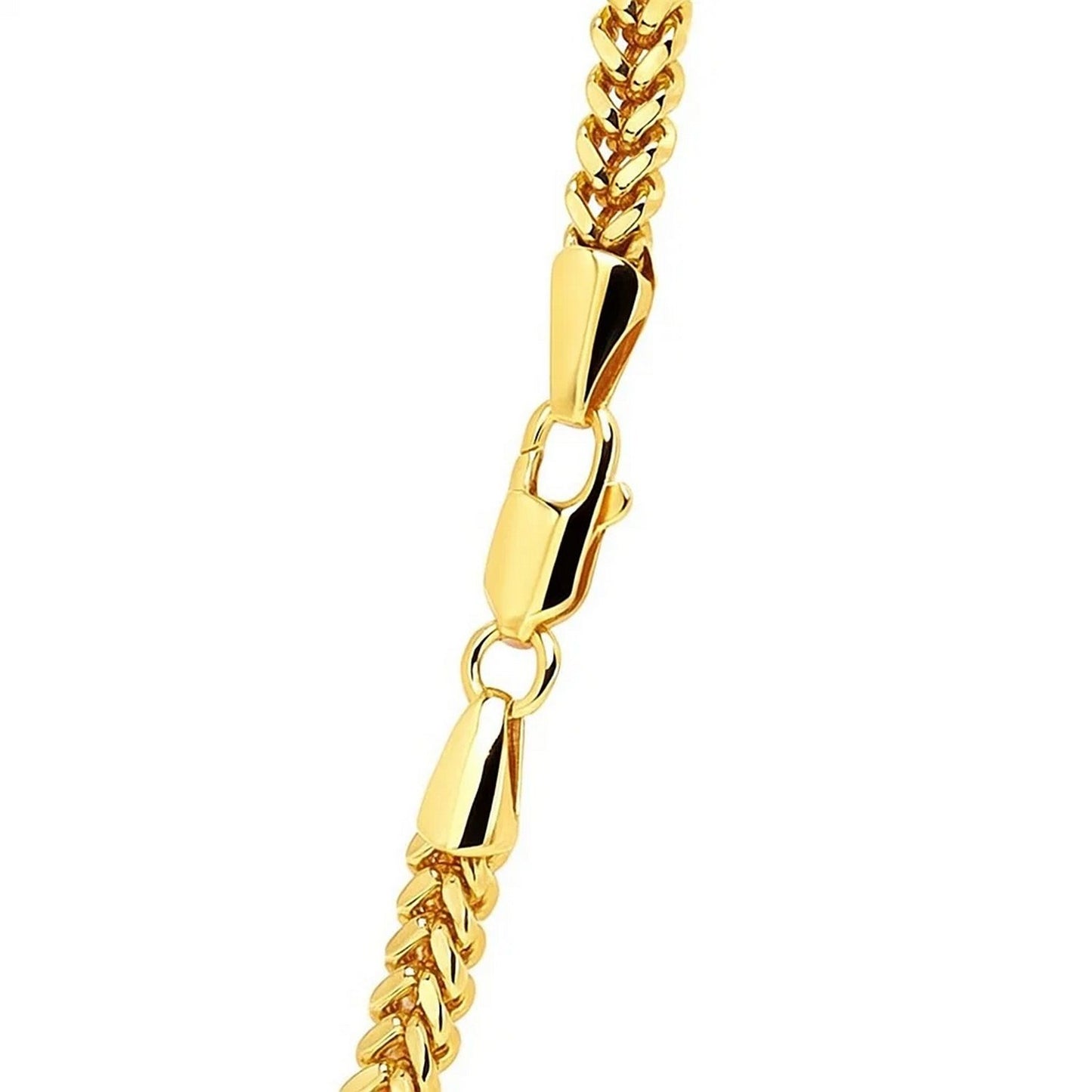 14K Yellow Gold Lightweight Wheat Chain Necklace (3.20 mm)