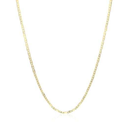 14k Yellow Gold Mariner Link Chain (1.20 mm)