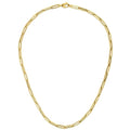 10K Yellow Gold Lite Paperclip Chain 4.20mm | Solid Gold, Lobster Clasp