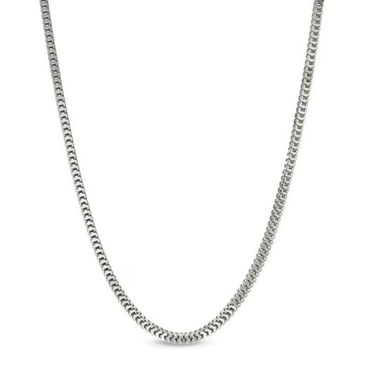 14k White Gold Milano Chain (1.10 mm)