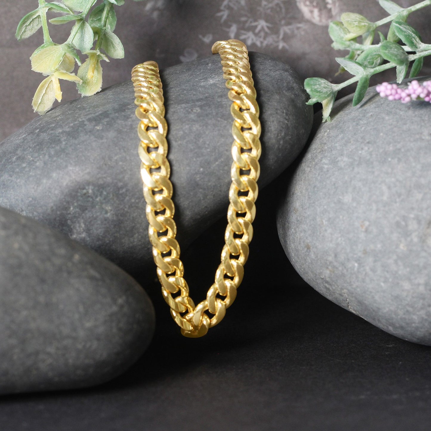 10K Yellow Gold Light Miami Cuban Chain Necklace (7.00mm) – True Pure Gold