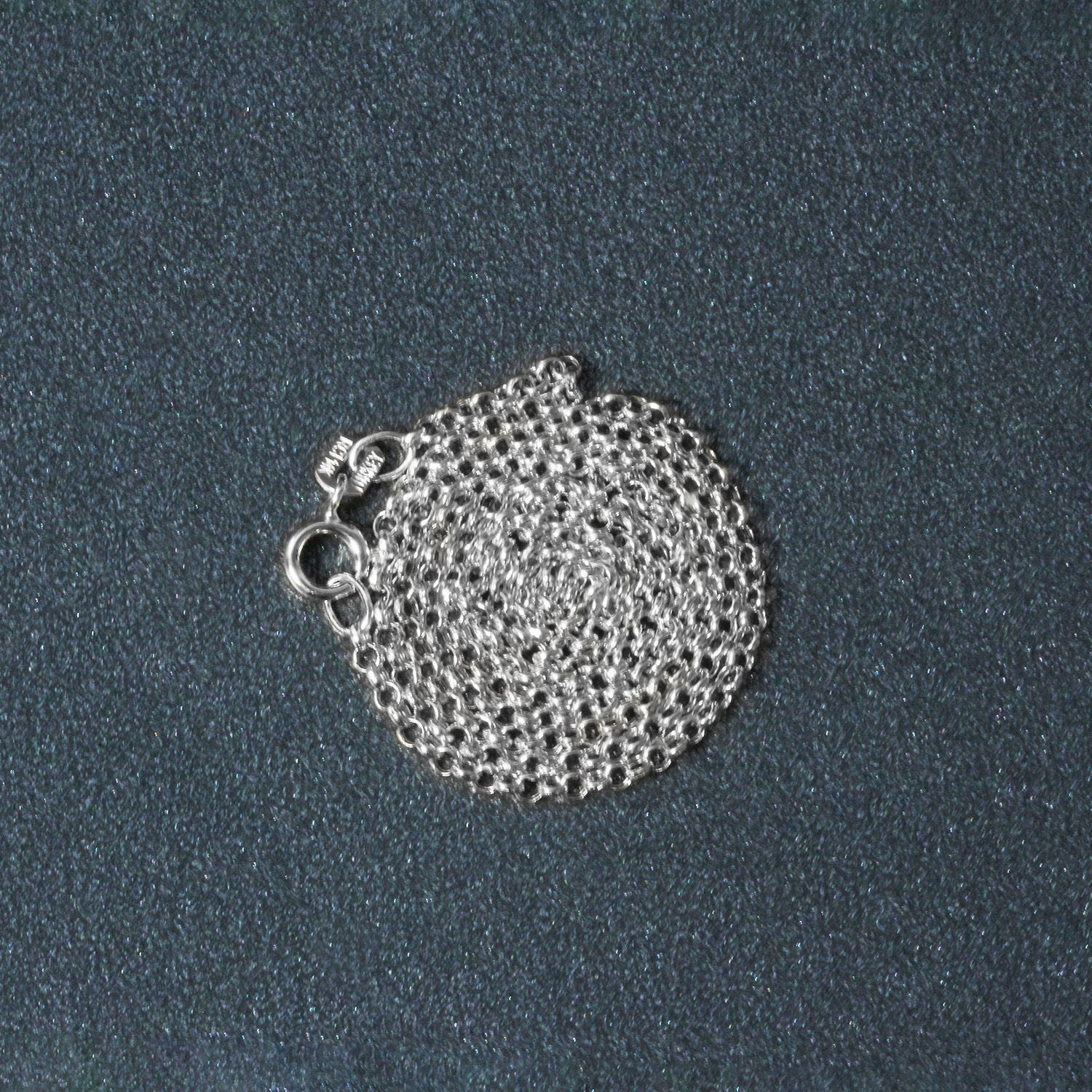 14K White Gold Rolo Chain – 1.90mm, Solid Gold