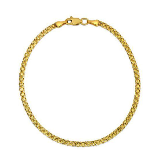 14k Yellow Gold Bismark Bracelet (2.50 mm)