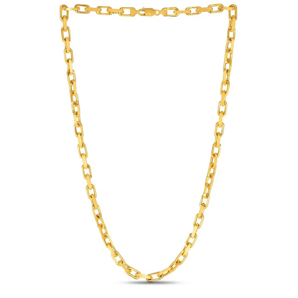 14K Yellow Gold French Cable Chain Necklace (6.10mm) – True Pure Gold