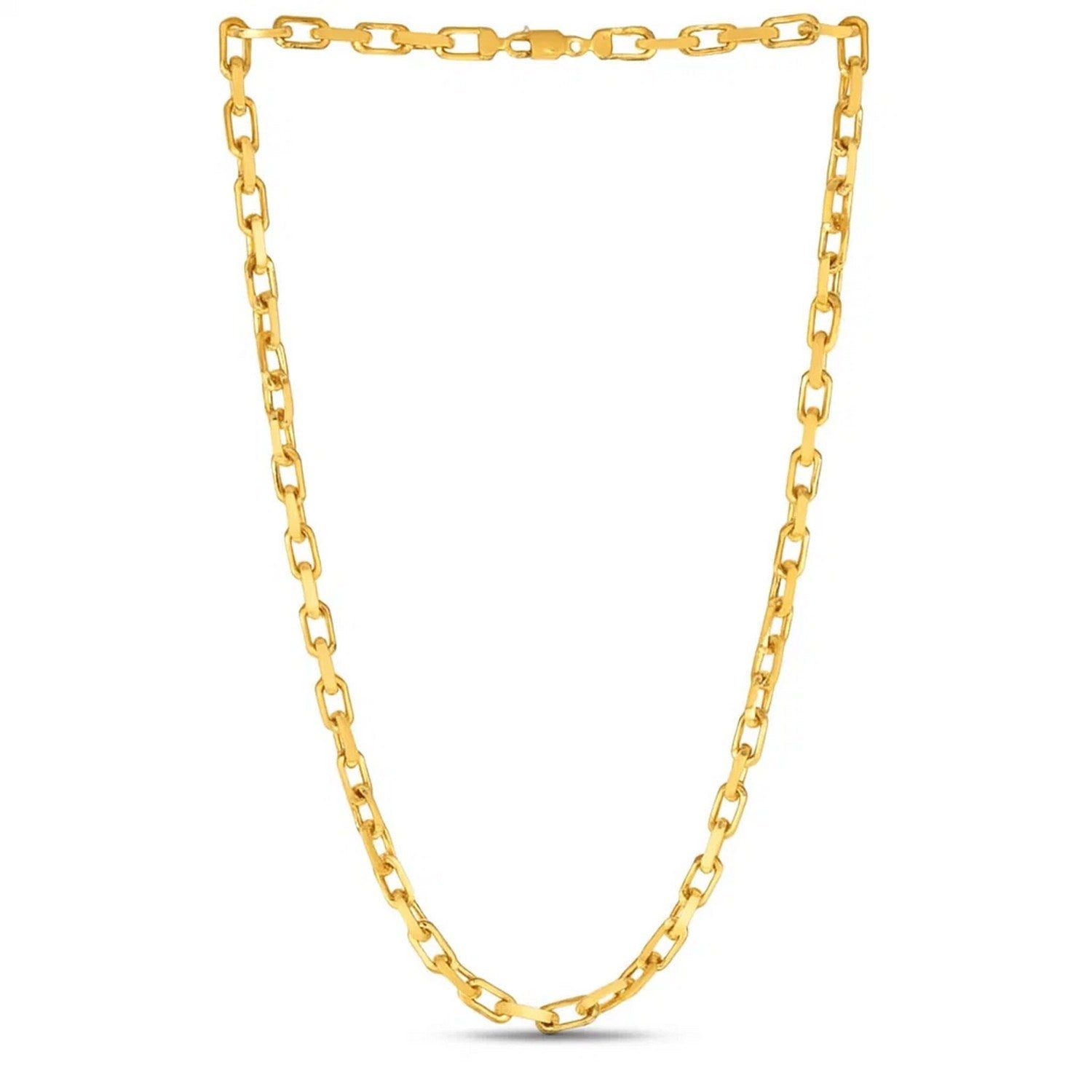 14K Yellow Gold French Cable Chain Necklace (6.10mm) – True Pure Gold