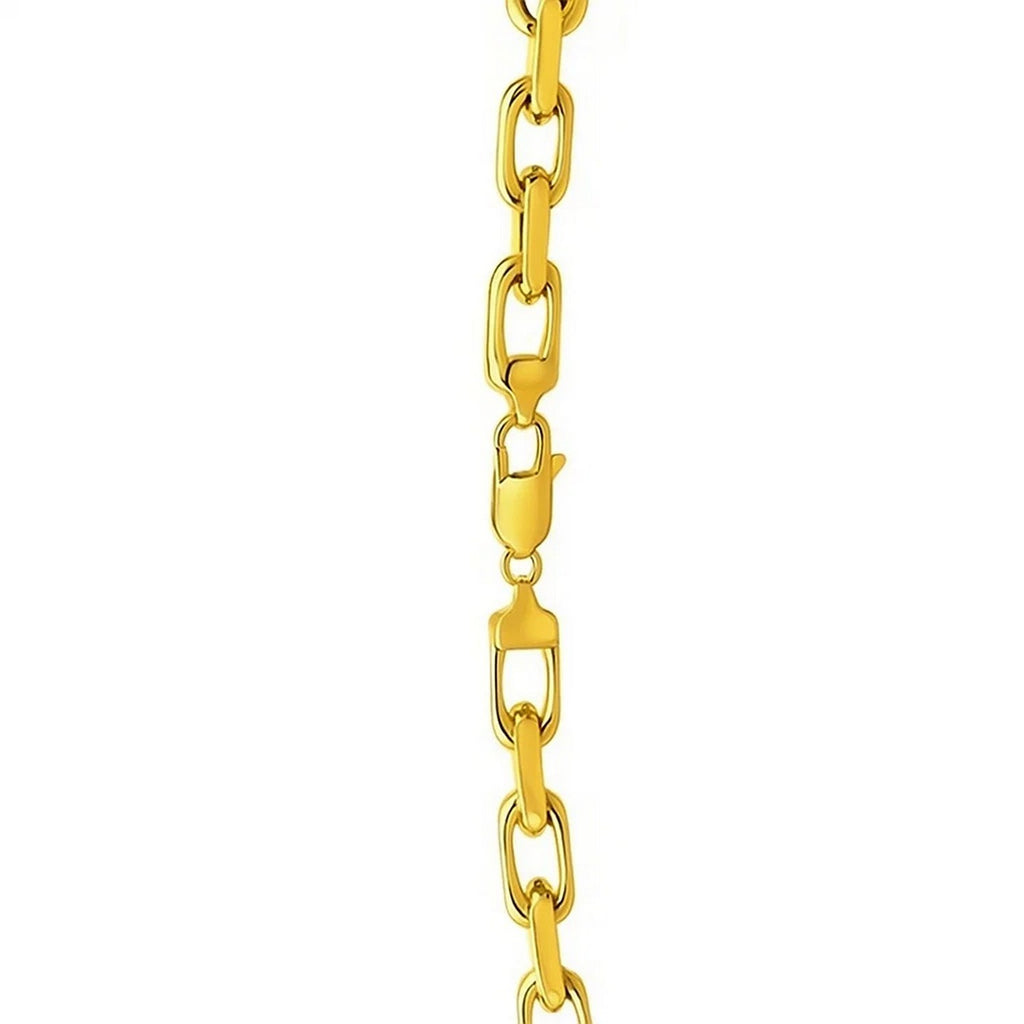14K Yellow Gold French Cable Chain Necklace (6.10mm) – True Pure Gold