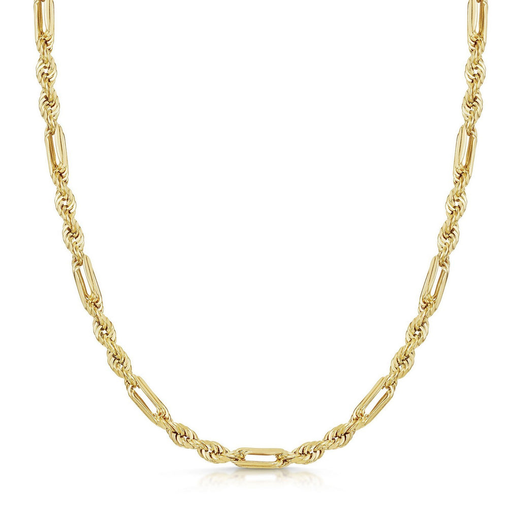 14K Yellow Gold Figa Rope Chain (3.00mm)