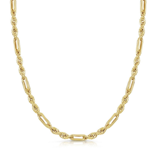 14K Yellow Gold Figa Rope Chain (3.00mm)