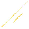 10K Yellow Gold Paperclip Chain 2.50mm | Solid Gold, Lobster Clasp