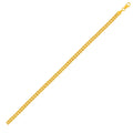 10K Yellow Gold Double Rope Chain Bracelet (2.10mm)
