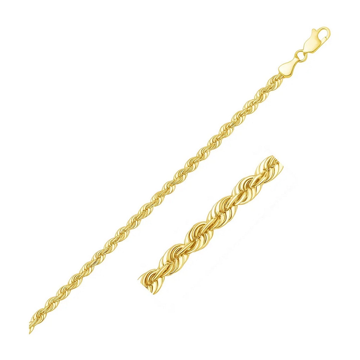 14K Yellow Gold Light Rope Chain (2.50mm)