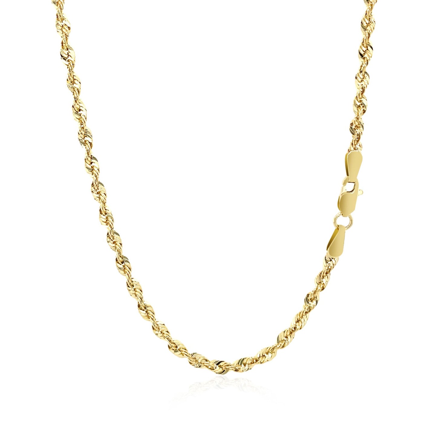 14K Yellow Gold Light Rope Chain (2.50mm)
