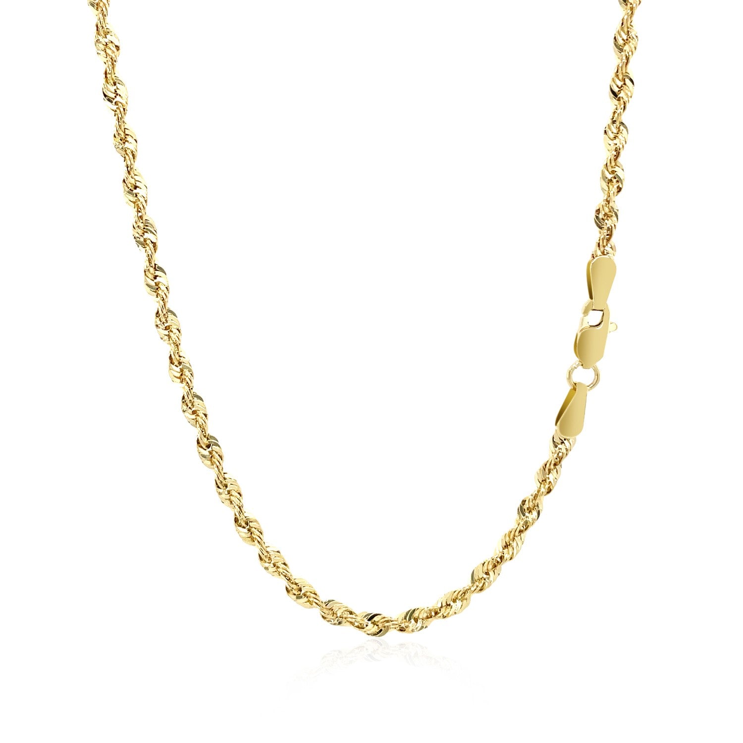 14K Yellow Gold Light Rope Chain (2.50mm)
