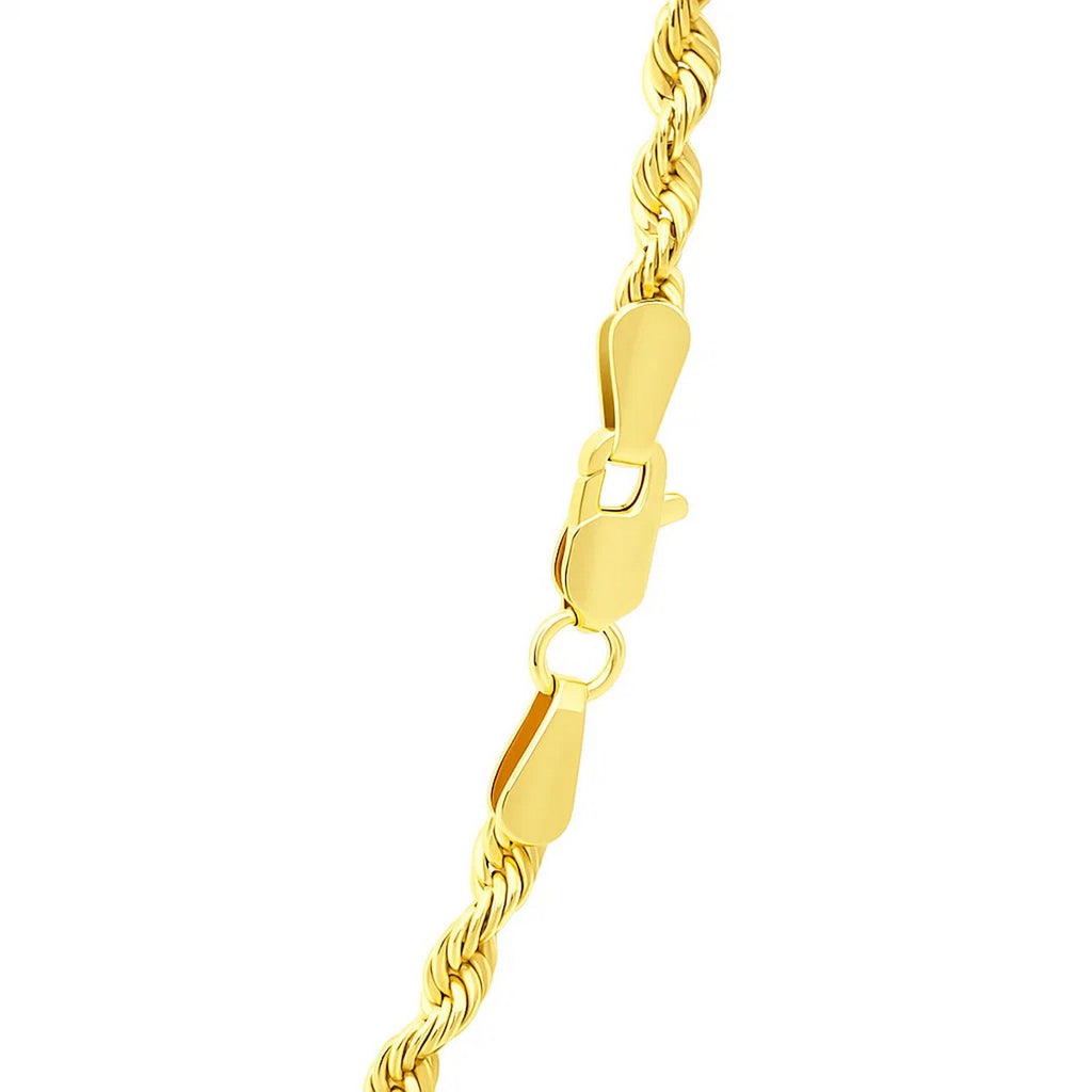 14K Yellow Gold Light Rope Chain (2.50mm)